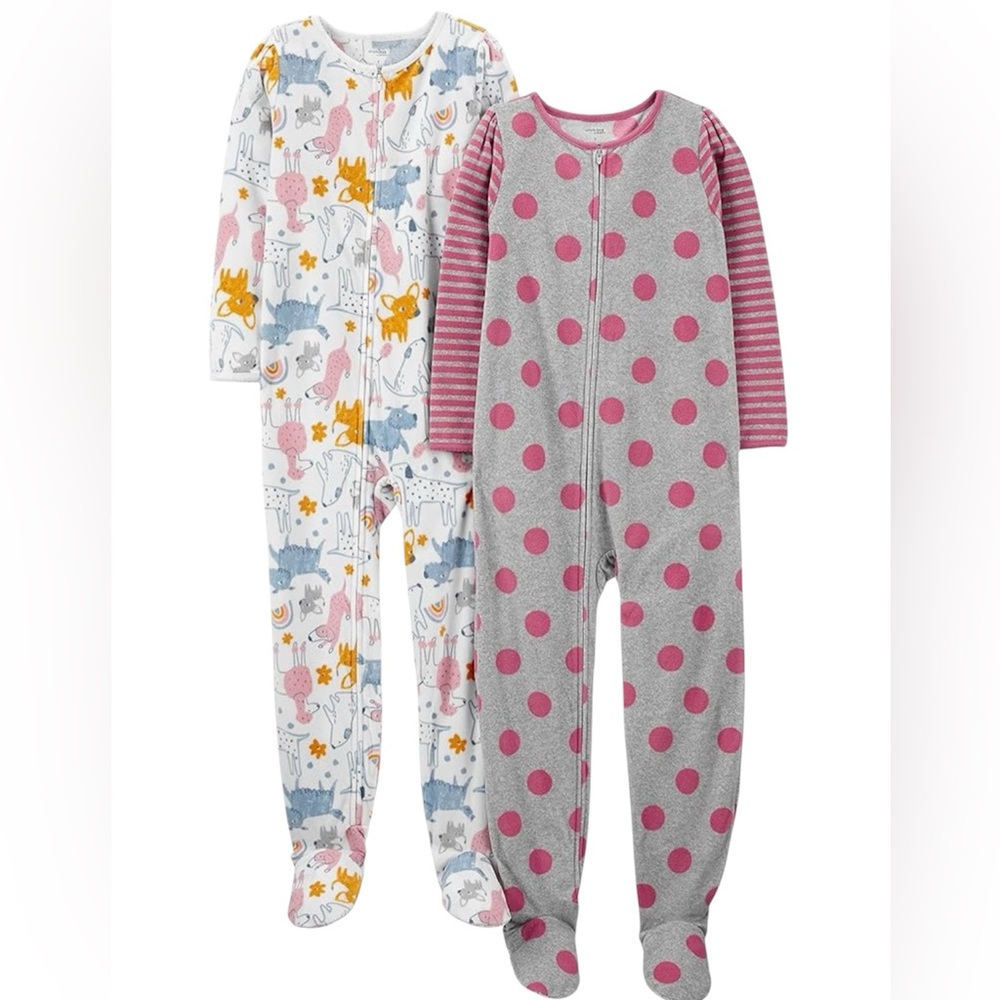 Simple Joys By Carters 2Pack Loose-Fit Fleece Pajamas 
Size 5 “New”